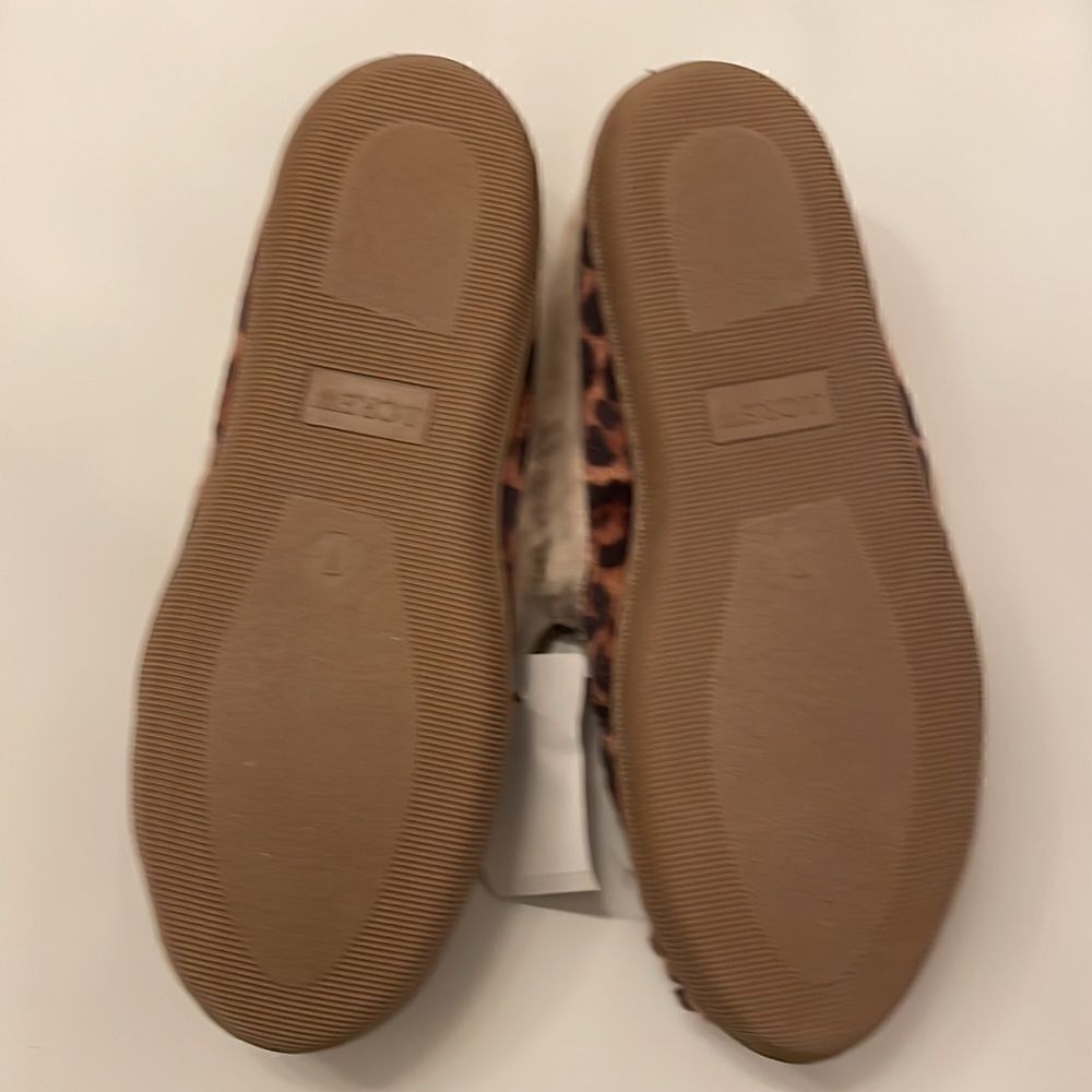 J. CREW CALF HAIR MOTIF LEOPARD MOCCASIN.  NEW - Picture 6 of 10